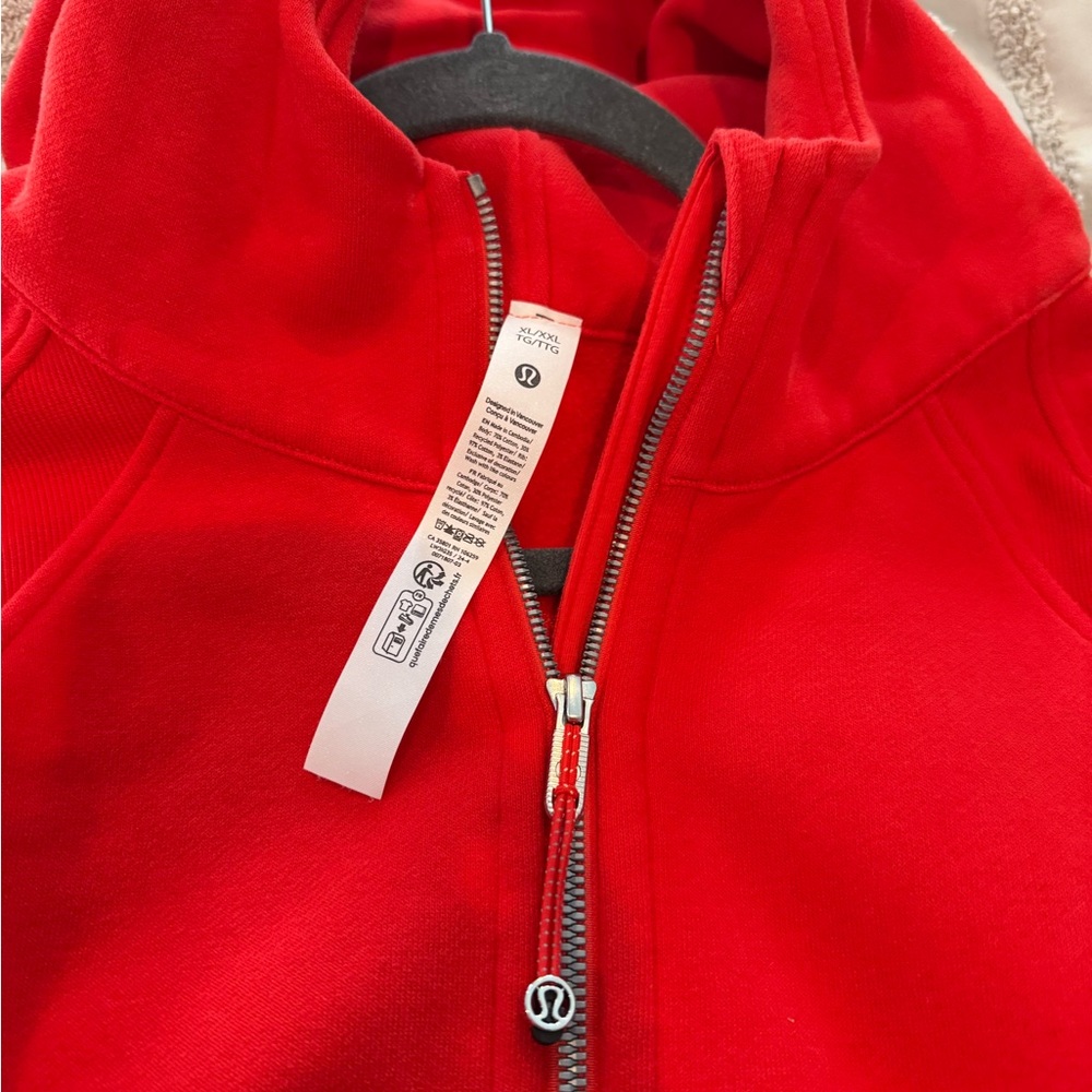 Lululemon Athletica Red Zip-Up Jacket - Picture 3 of 4